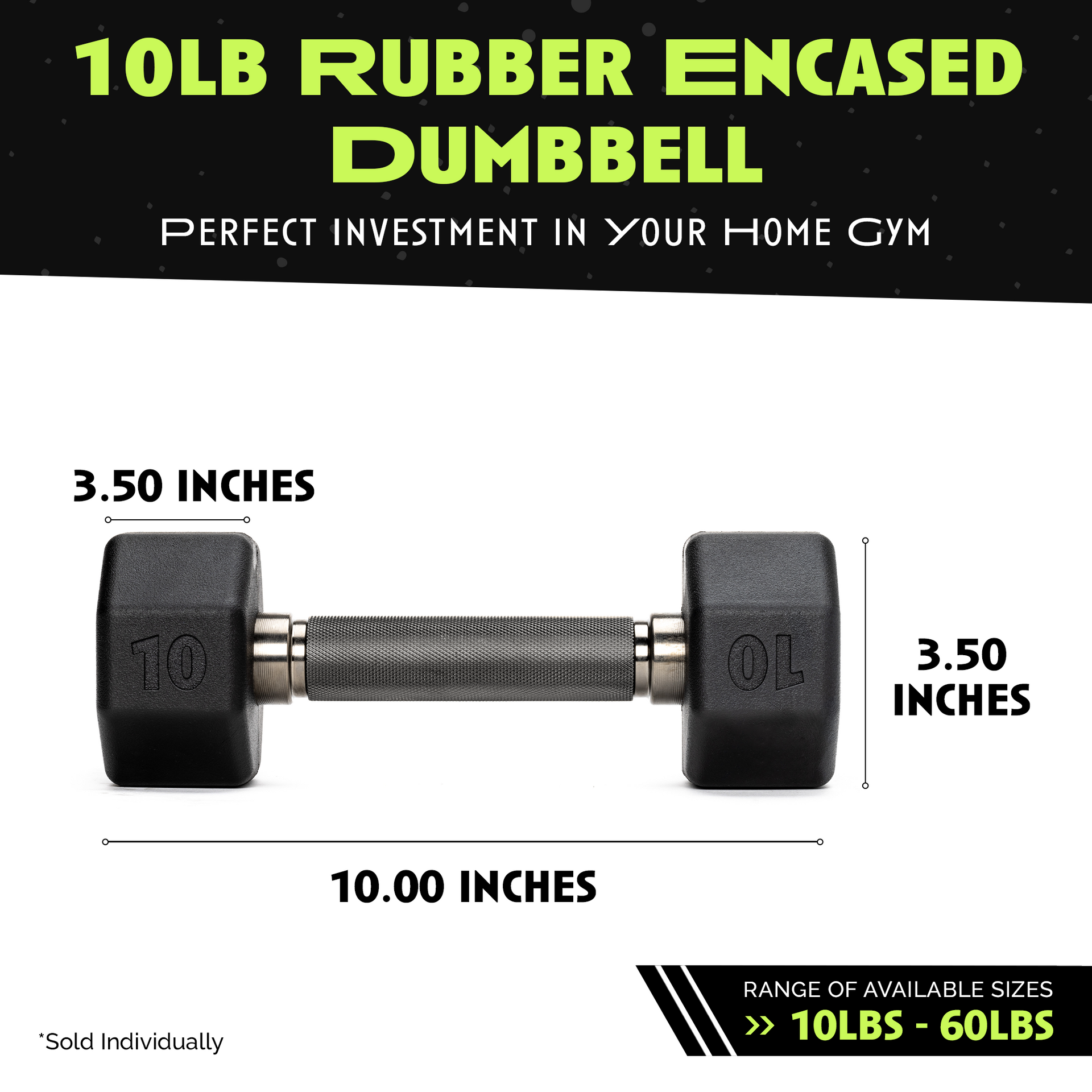 Octo Rubber Dumbbell Individual Strength Training Weight