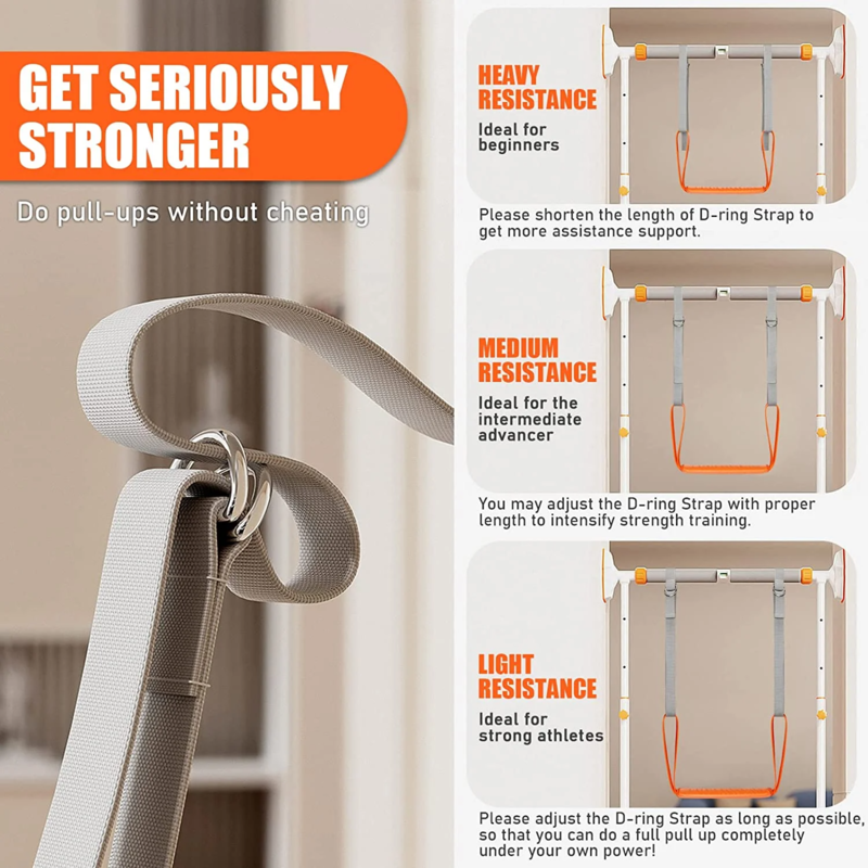 Pull-Up Assistance Bands Resistance Training Strap Set