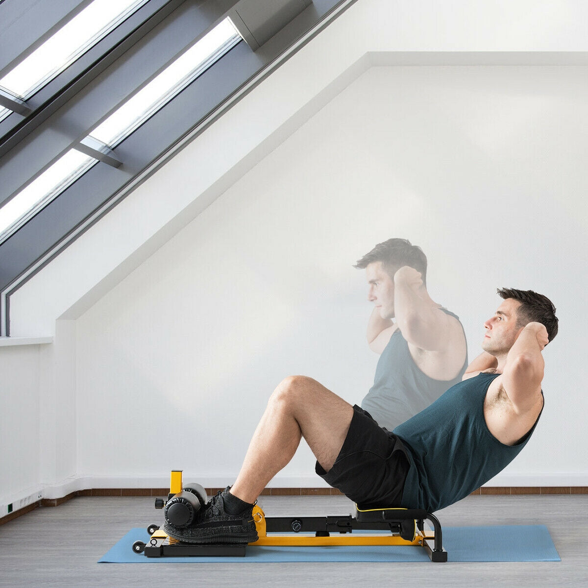 8-in-1 Multifunctional Home Gym Squat Exercise Equipment