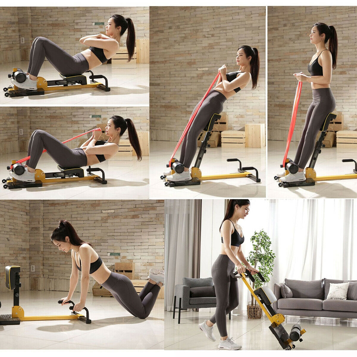 8-in-1 Multifunctional Home Gym Squat Exercise Equipment