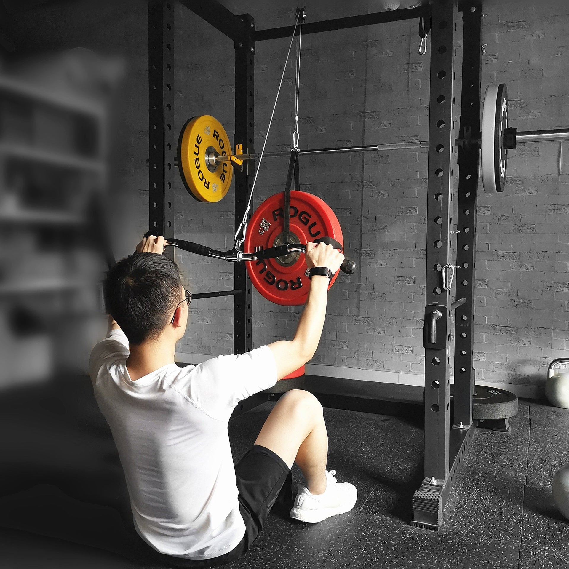 DIY Pulley Cable Machine Home Gym Attachment System