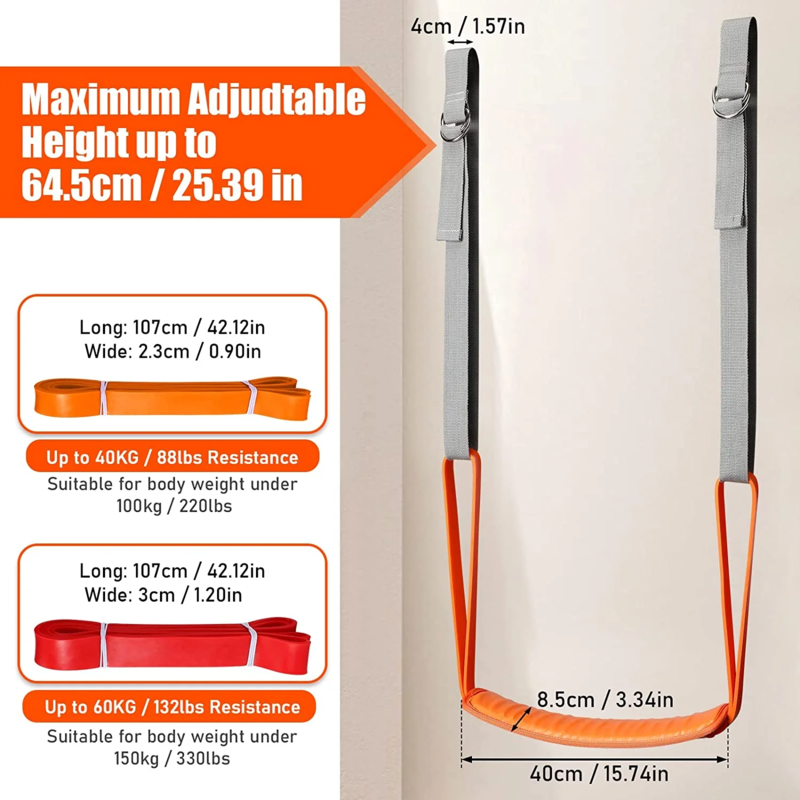 Pull-Up Assistance Bands Resistance Training Strap Set