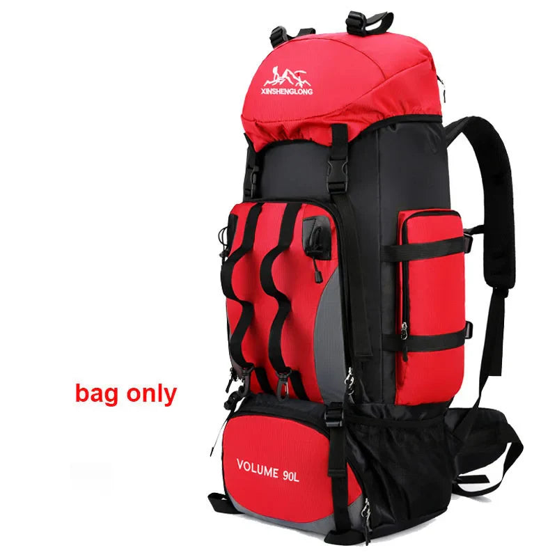 90L Waterproof Hiking Camping Trekking Backpack Large Capacity