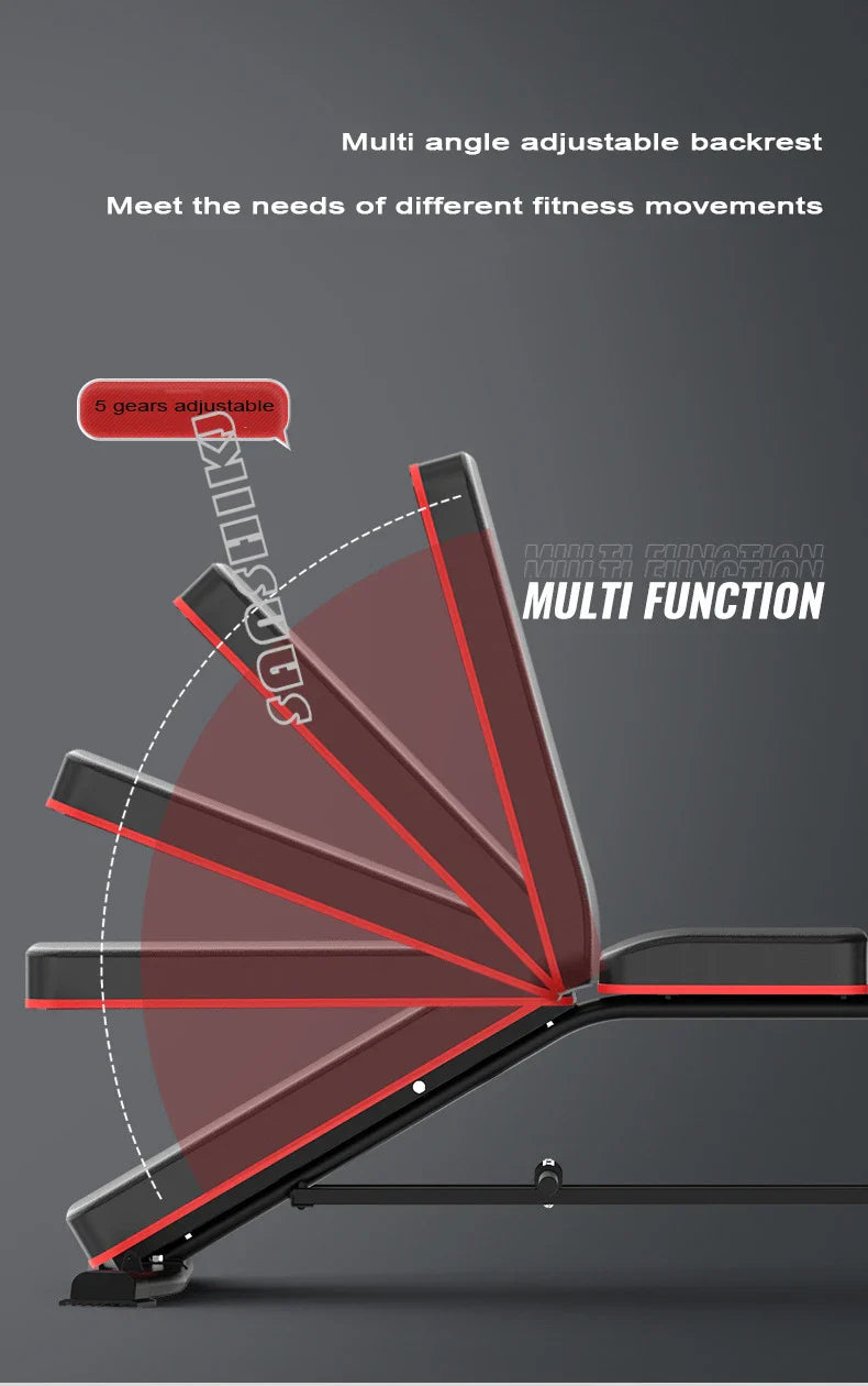 Upgraded Multi-Function Weightlifting Bench Home Fitness Equipment