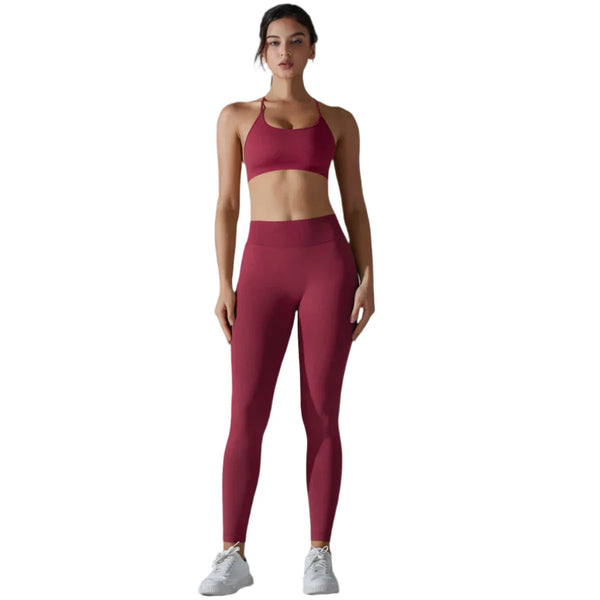 Women's High Performance Yoga Activewear Ensemble Set