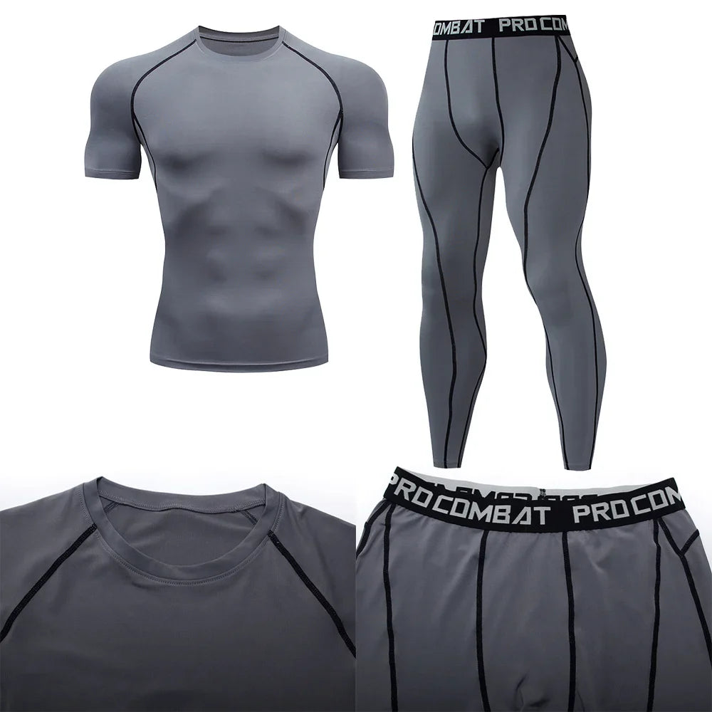 Men's Compression Fitness Gear for Gym Workouts