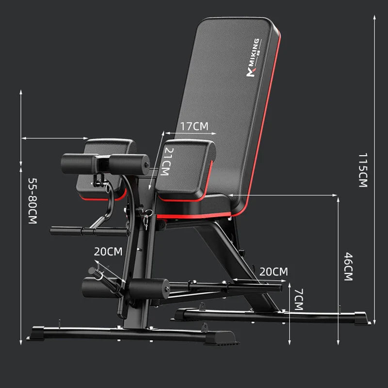Upgraded Multi-Function Weightlifting Bench Home Fitness Equipment