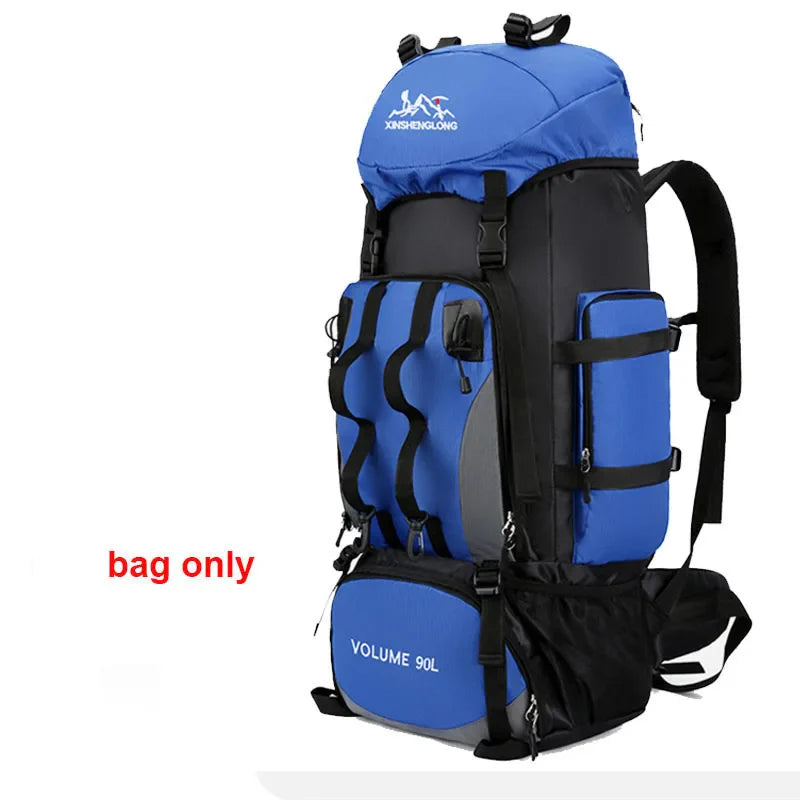 90L Waterproof Hiking Camping Trekking Backpack Large Capacity