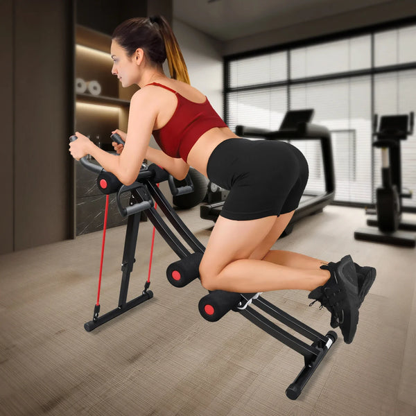 Foldable Ab Machine Home Gym Trainer LCD