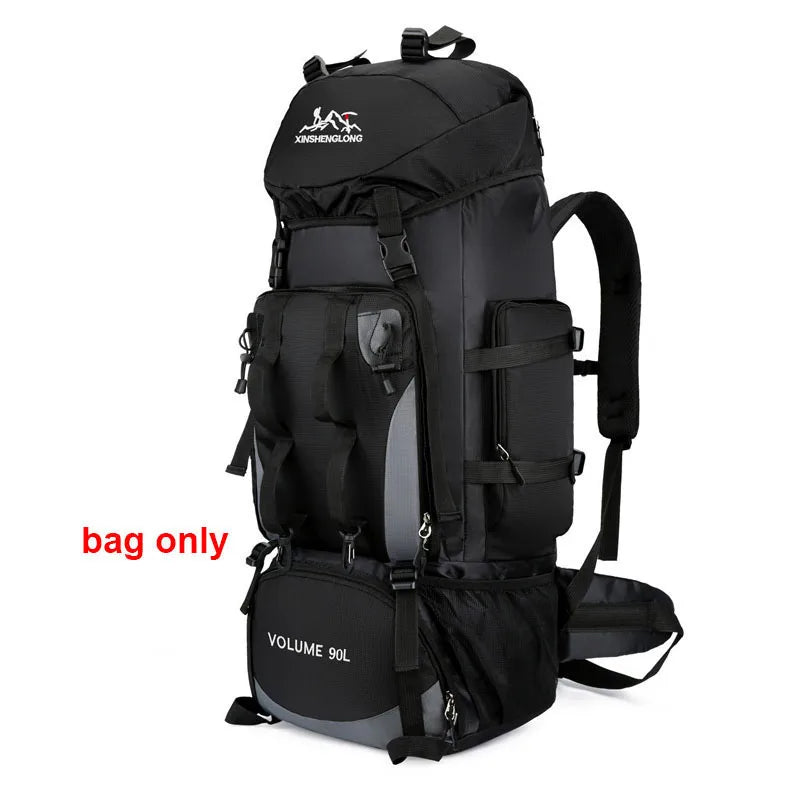90L Waterproof Hiking Camping Trekking Backpack Large Capacity