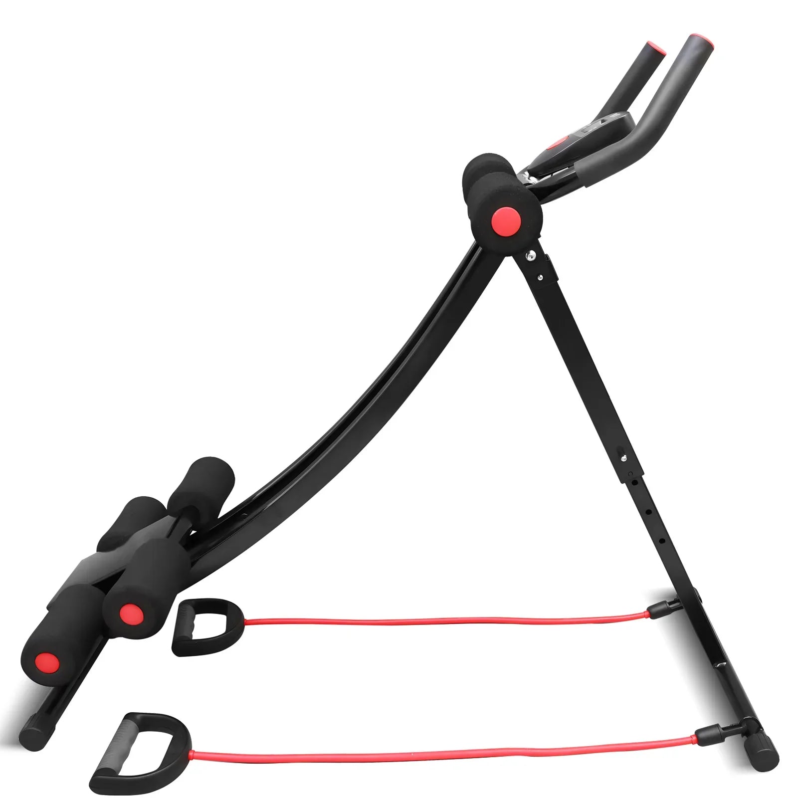 Foldable Ab Machine Home Gym Trainer LCD