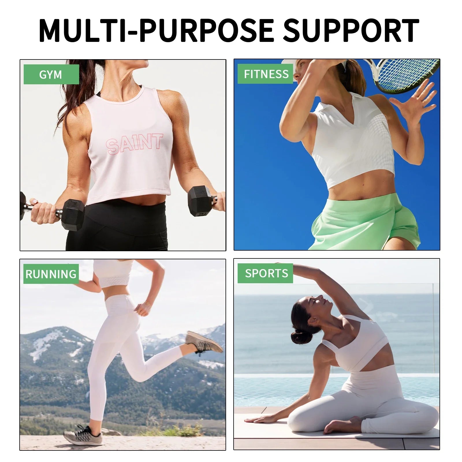 Women's Adjustable Neoprene Waist Trainer Double Belt Corset