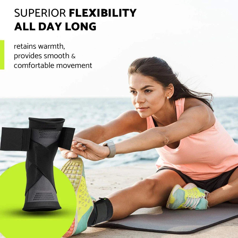 Sports Ankle Brace Compression Support Sleeve Strap