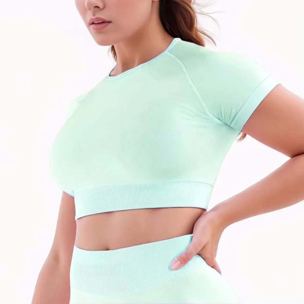 Women's 2 Piece Yoga Fitness Activewear Outfit Set