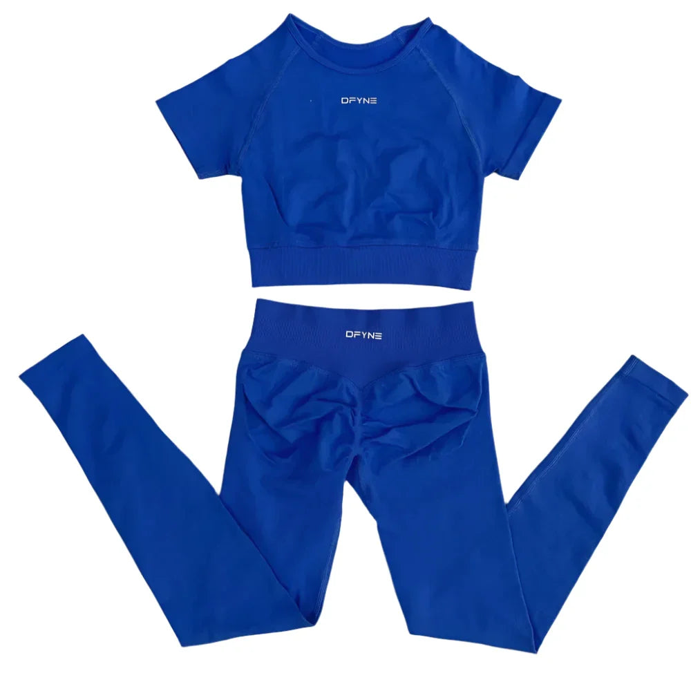 Women's 2 Piece Yoga Fitness Activewear Outfit Set