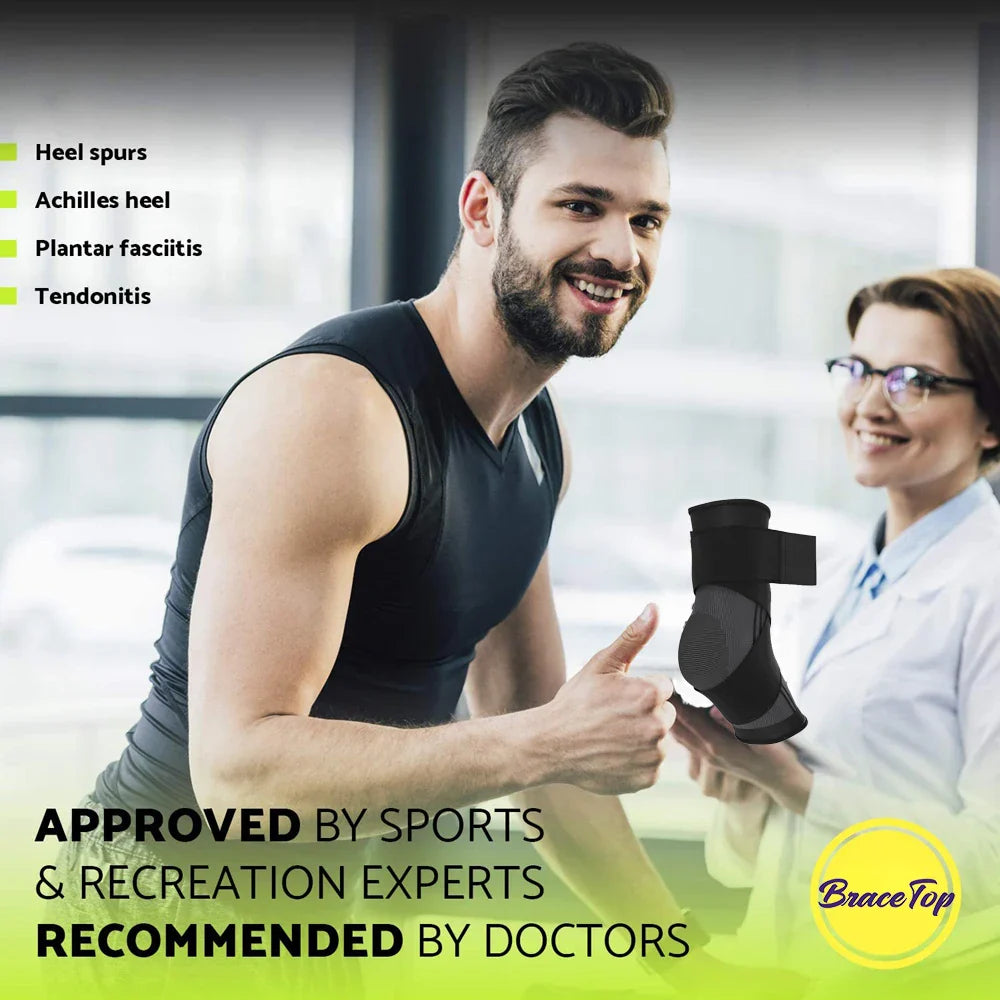 Sports Ankle Brace Compression Support Sleeve Strap