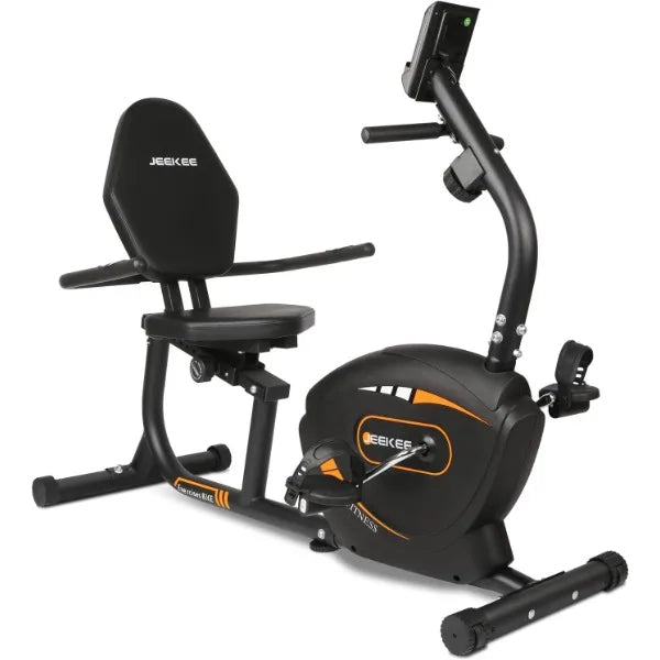 Recumbent Magnetic Exercise Bike for Home Fitness Workouts