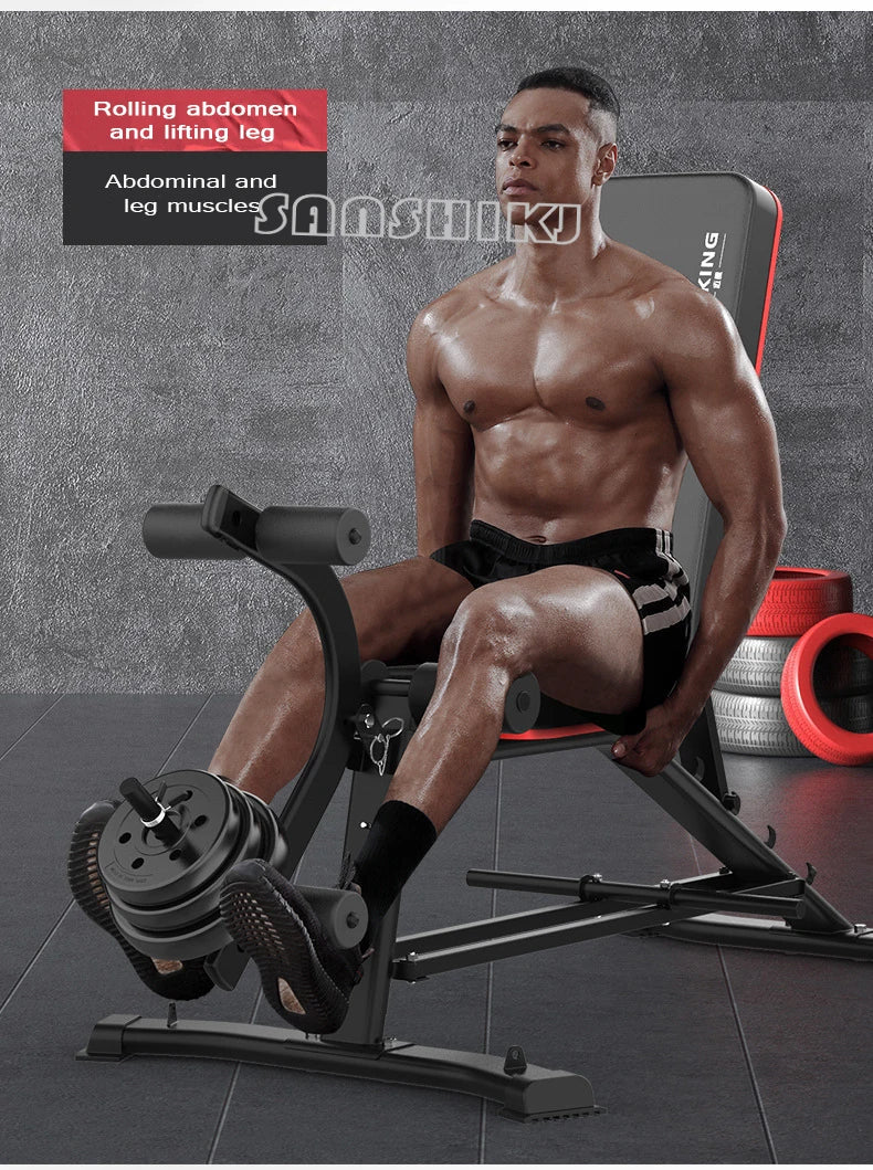 Upgraded Multi-Function Weightlifting Bench Home Fitness Equipment