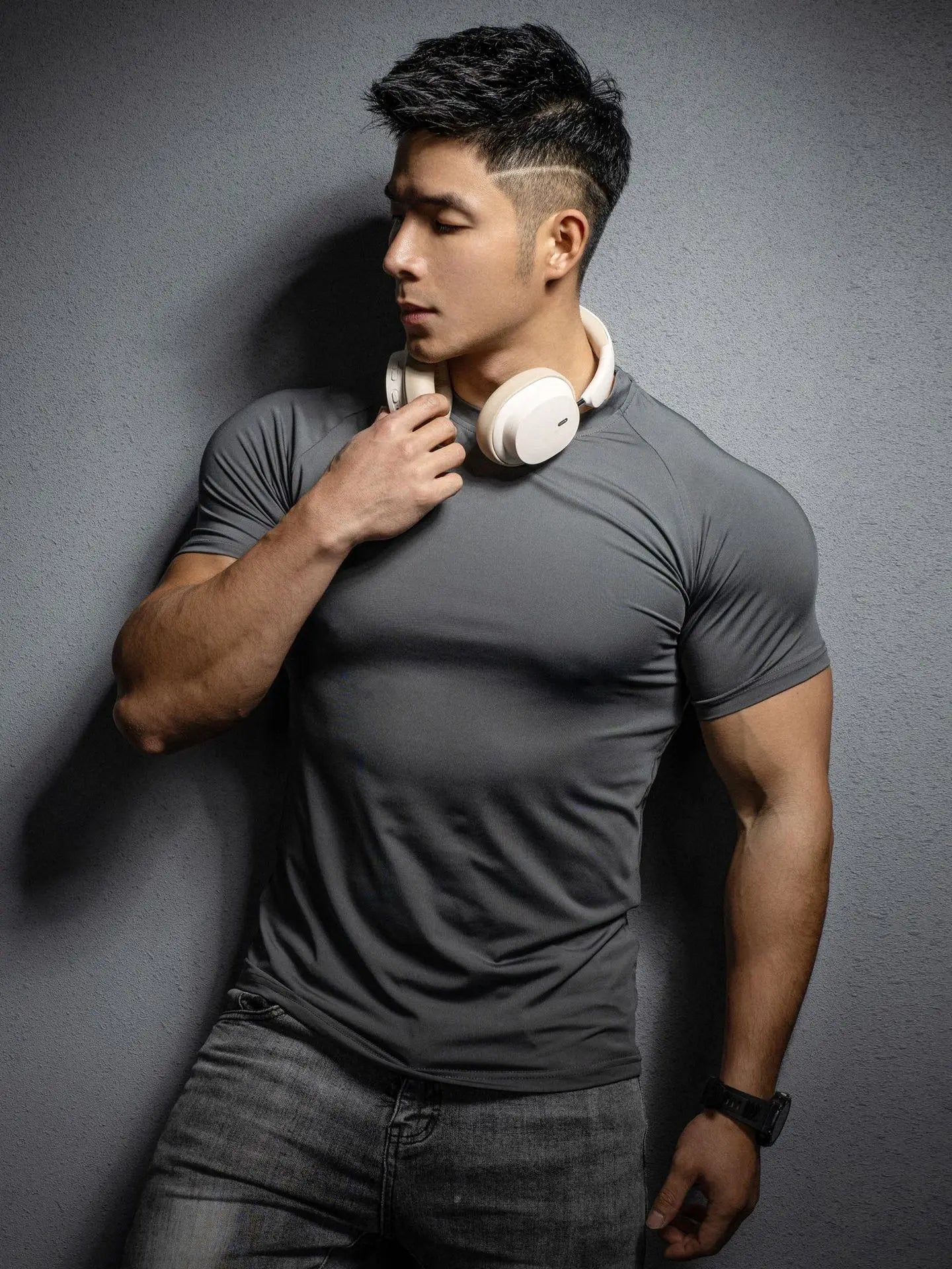 Men's High Performance Athletic T-Shirt Workout Activewear