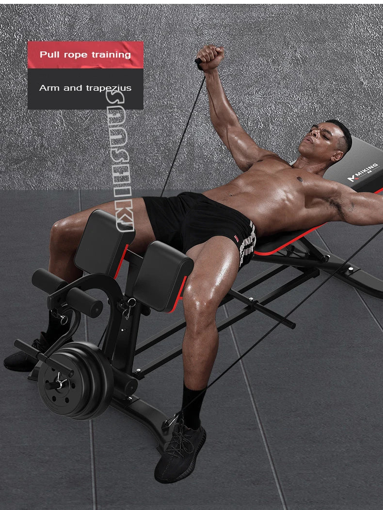 Upgraded Multi-Function Weightlifting Bench Home Fitness Equipment