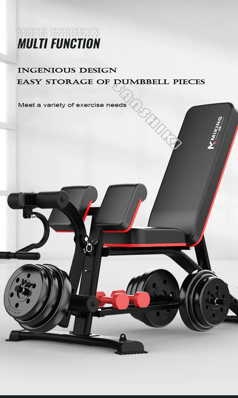 Upgraded Multi-Function Weightlifting Bench Home Fitness Equipment