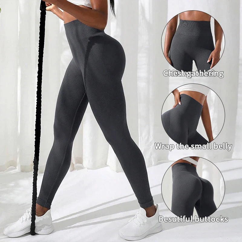 Women's Seamless High Waist Yoga Fitness Leggings
