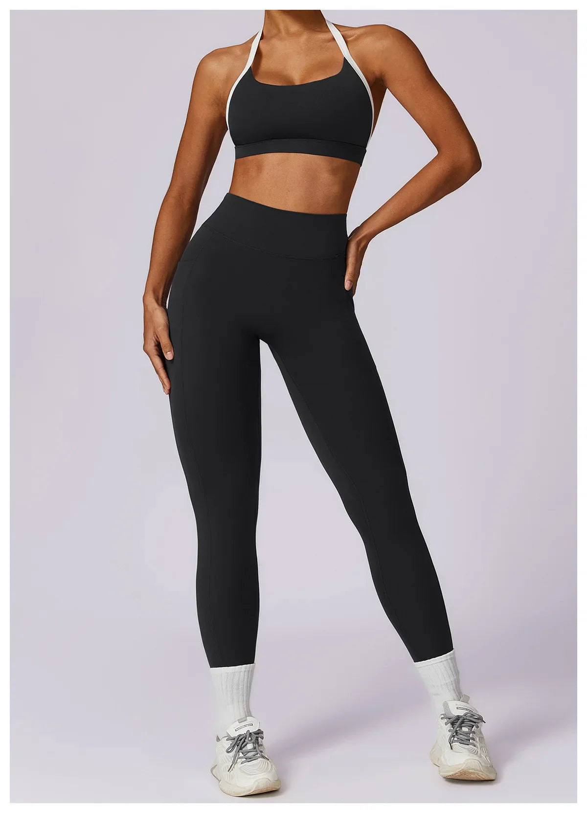 Spring Yoga Dance Performance Activewear Outfit Set