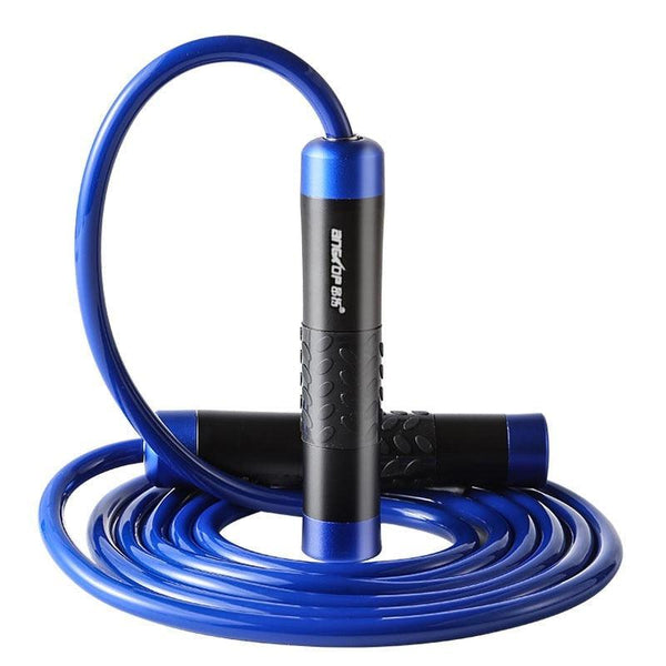 Adjustable Weighted Jump Rope With Aluminum Handles
