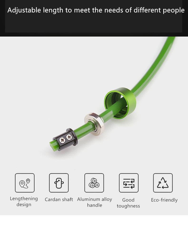 Adjustable Weighted Jump Rope With Aluminum Handles