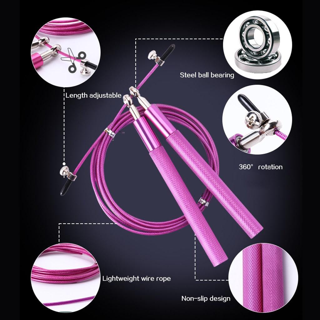 Professional Speed Jump Rope With Aluminum Alloy Handles