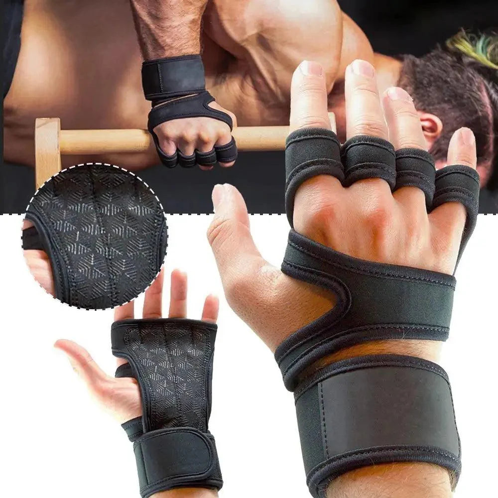 Unisex Weight Lifting Gloves Gym Palm Wrist Protection