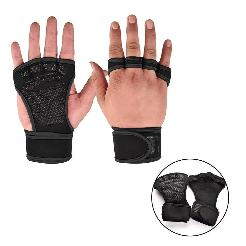 Unisex Weight Lifting Gloves Gym Palm Wrist Protection