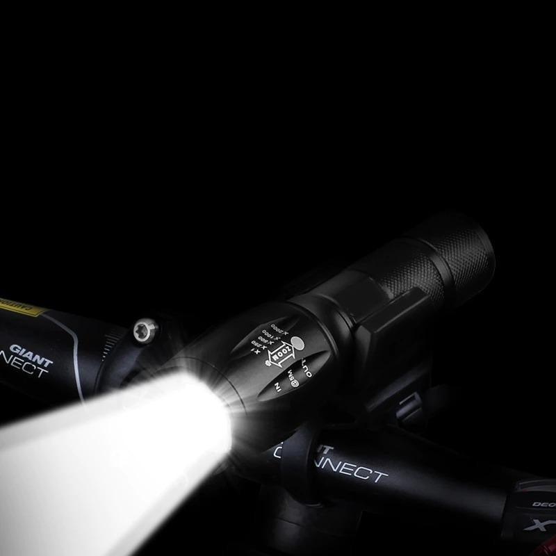 Waterproof Z45 LED Zoomable Rechargeable Camping Flashlight