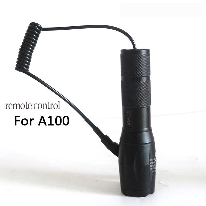 Waterproof Z45 LED Zoomable Rechargeable Camping Flashlight
