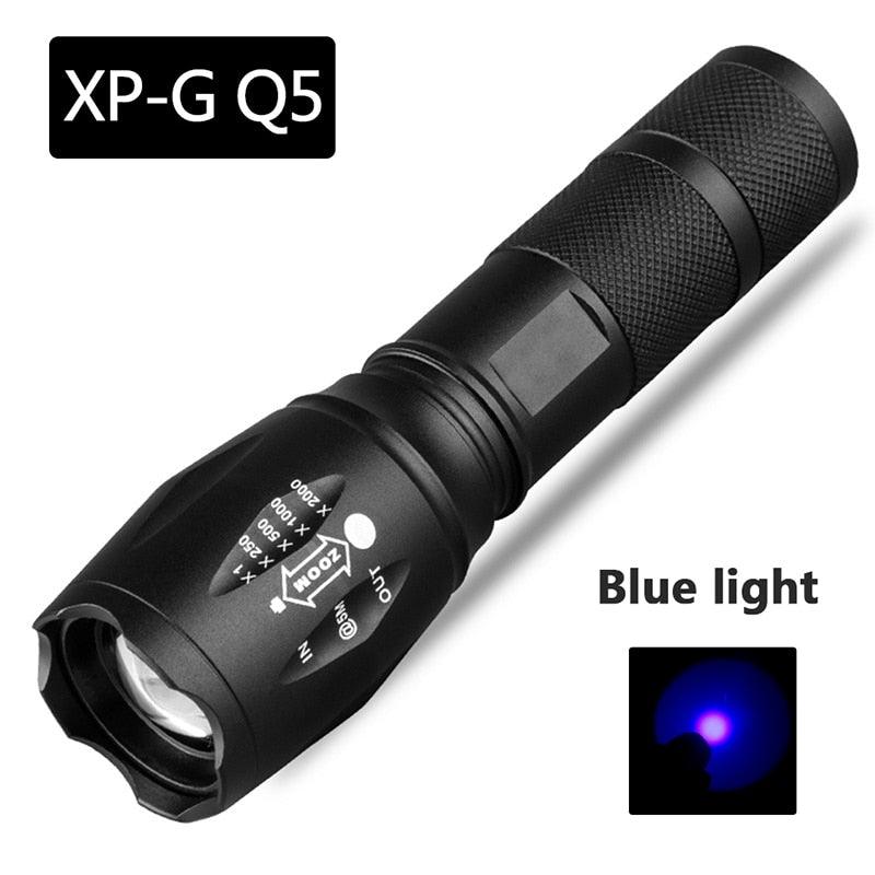 Waterproof Z45 LED Zoomable Rechargeable Camping Flashlight
