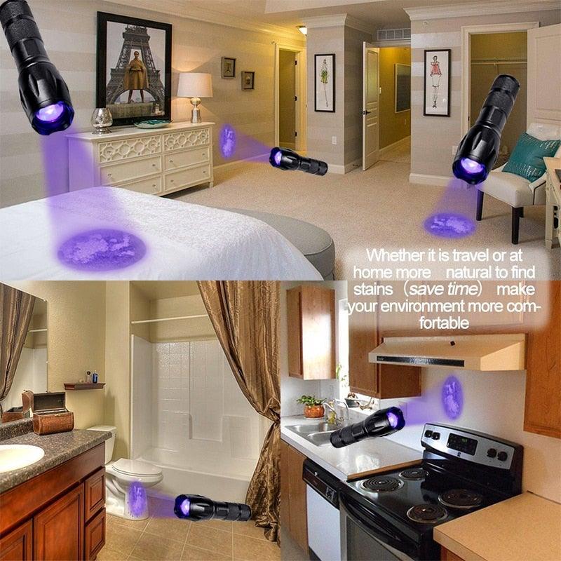 Waterproof Z45 LED Zoomable Rechargeable Camping Flashlight