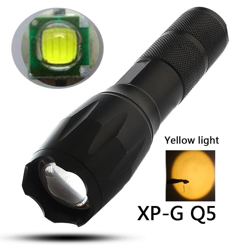 Waterproof Z45 LED Zoomable Rechargeable Camping Flashlight