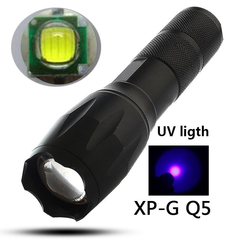 Waterproof Z45 LED Zoomable Rechargeable Camping Flashlight